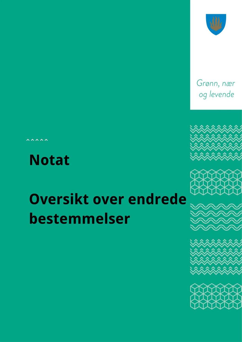 Notat Oversikt over