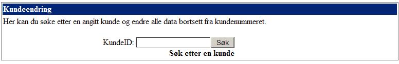 Trykker man på brukermeldinger så vil man få se en oversikt over de meldingene som er sendt til bruker, og