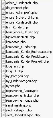 11.4 Inc figur 11.4 Inc mappe I den her mappen ligger noen av de forskjellige filene som importeres av filene i Form mappen.