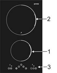 1. Kogezone - for 2. Kogezone bag 3. Betjeningspanel BETJENING VIA BERØRING (TOUCH CONTROL) INDUKTIONSPRINCIPPET Induktionsopvarmningen er baseret på fysisk fænomen kaldt magnetisk induktion.