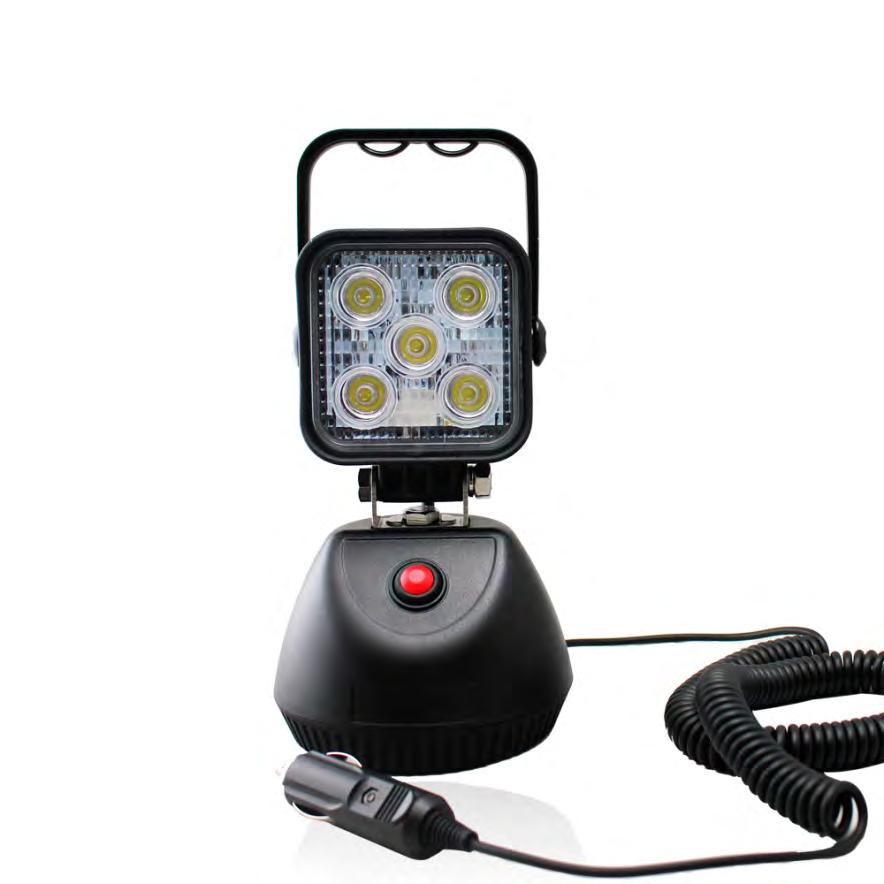 JK0015_R15 15 Watt LED LED arbeidslys Portabelt med magnetfot V.nr. Effekt LED Spenning Lumen Lysvink. Vekt JK0015_R15 15 W.