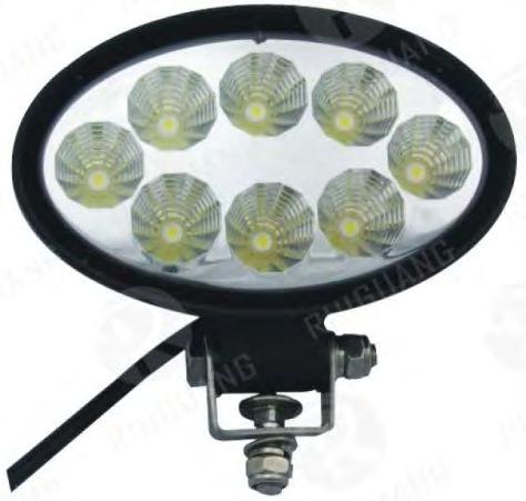 JK0024 24 Watt / 2160 Lumen Oval LED arbeidslampe Antall LED LED type