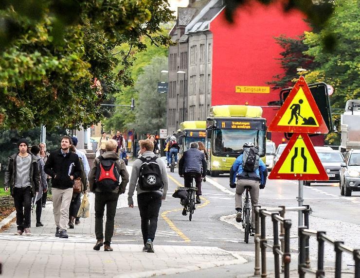 To trinn Trinn 1 Belyse virkemidler og kostnader for å oppfylle målet om at veksten i persontransporten i de større byene skal tas med kollektivtrafikk, sykling og gåing.