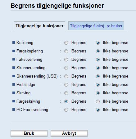 8. Konfigurere maskinen ved hjelp av verktøy 5.