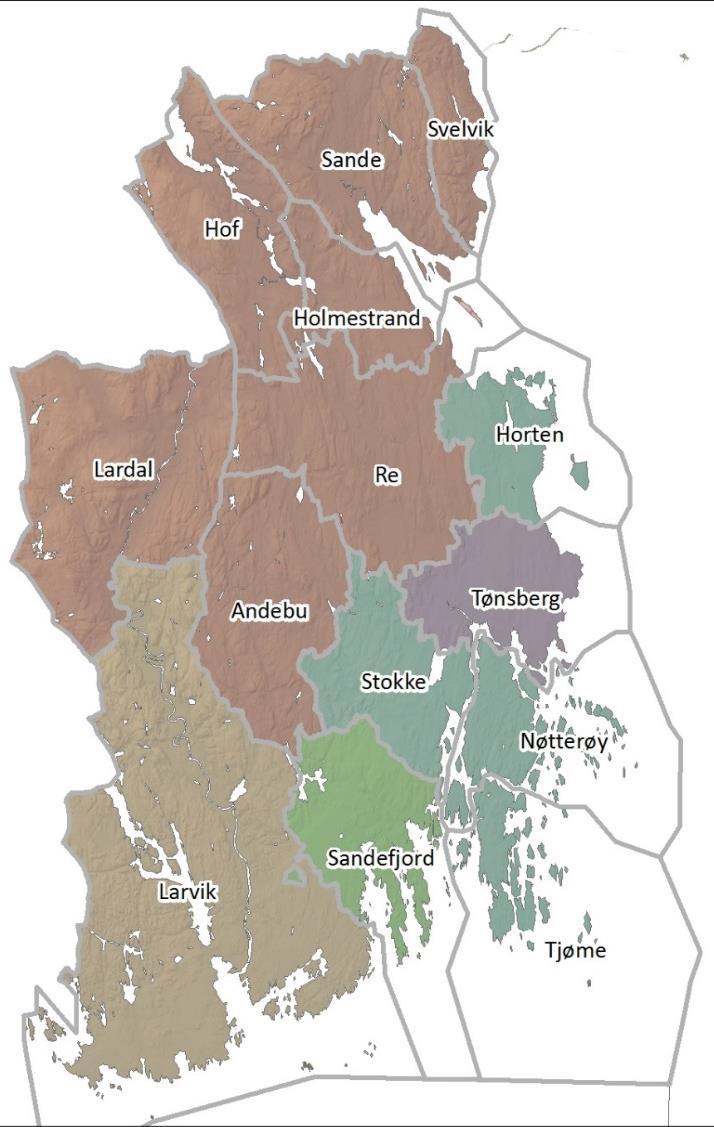 Status for oversiktsdokument i Vestfold-kommunene (14) Høsten 2014 Ingen med utgangspunkt i lov, forskrift og veileder fra Hdir.