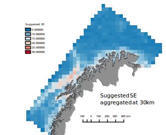 Metodeutvikling Prøvetakingstetthet Environmental Variability Index (NGU