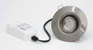 mm 99 743 48 MD-550, LED-downlight 230V For innfelt montering. Vippbar 25. obles til hurtigkoblingsklemme 4x2,5 mm².