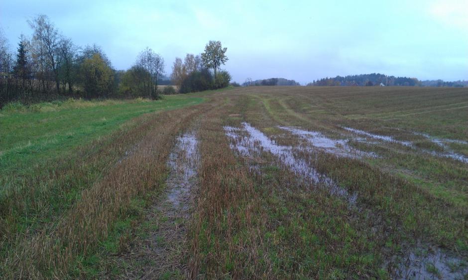 Terrengforming Unngå forsenkinger på jordet isbrann, drukning Unngå kanter langs