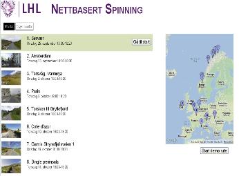 Nettbasert Spinning bruker et nettbrett som festes på en vanlig trimsykkel, og kan benyttes av deltakere med ulik fysisk form fordi motstanden på sykkelen kan justeres individuelt.