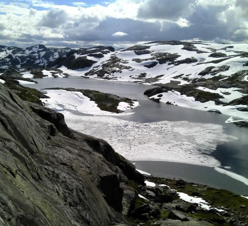 Prøvefiske i Floskefonnvatnet i Ulvik i