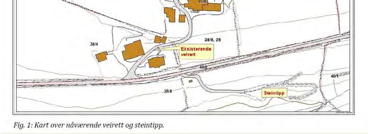 Slik transport skal varsles kan skje i eksisterende (gammel) trasé. Saksøker anlegger og koster ny trasé For.