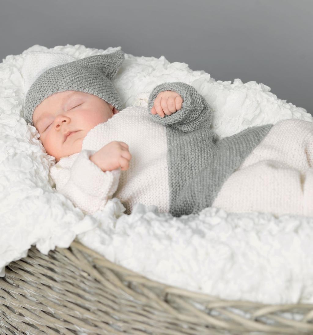 MODELL 262-13 C2C TRILLERILLE BABYSETT MERINO BABYULL