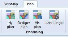Innstillinger for PlanDialog i ISY WinMap - Generell Generelle innstillinger Brukernavn for å oppdatere planregister