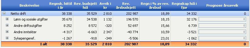 HS-sak 7/10 Vedlegg 1 Rapport 201002 (februar) Helse- og sosial etaten Dette er tallmaterialet enhetene har rapportert på pr. februar.