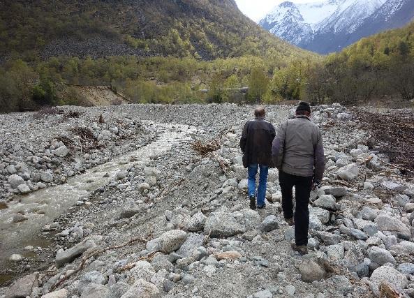 2015 fra befaring med Lasse Sælthun, formann i Lærdal