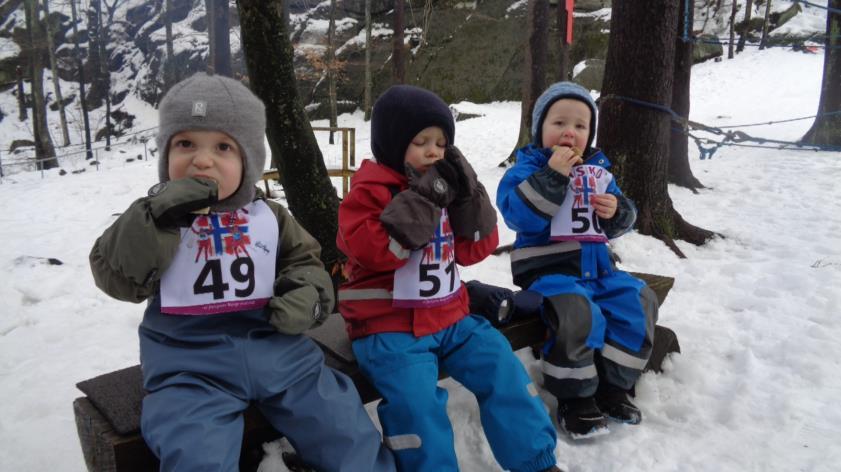 Vi har hatt ski og ake dag i