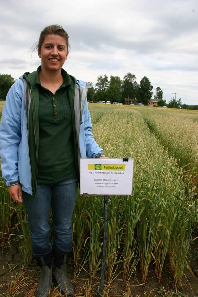 Christine J Borge, lagleder for Felleskjøpet Agri, avd.