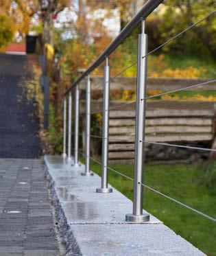 EasySteel modulsystem er spesielt egnet til å lage individuelle løsninger innen trappegelendere /rekkverk.