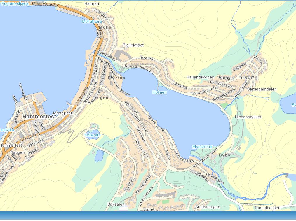 Figur 2. Kart over Storvatn. Figur 3.