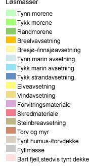 Fra grøft langs Nordliveien som ligger i vest kommer det et overvannsrør som ligger på naboeiendom til planen. Dette er stort sett tørt, men det er en mindre vannføring ved regn/snøsmelting.