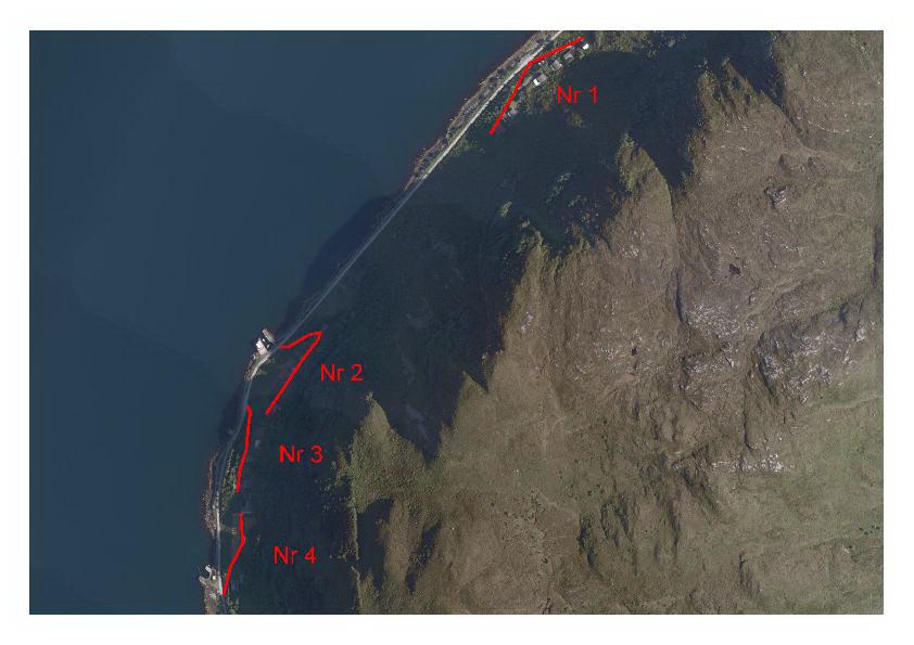 Sted: Hjerteneset Vei nr Lengde meter Oppfyller krav til kommunal