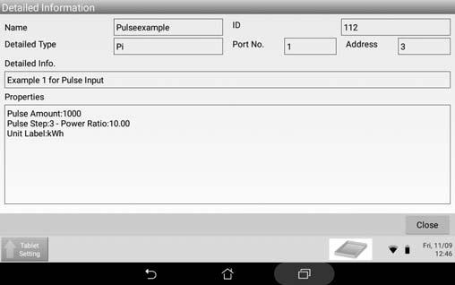 PNO009-B_06_0.ook Pge Thursy, My 9, 06 :7 PM Felt Effektforhol (Power Rtio) Forklring 0.. Enre to og klokkeslett Moifiseringsfktoren som gjør om pulsmengen til vlgt måleenhet.