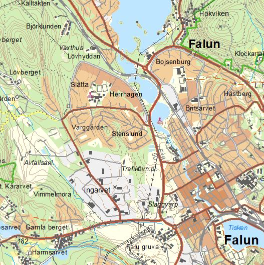 skalorna likt Topografiska webbkartan.