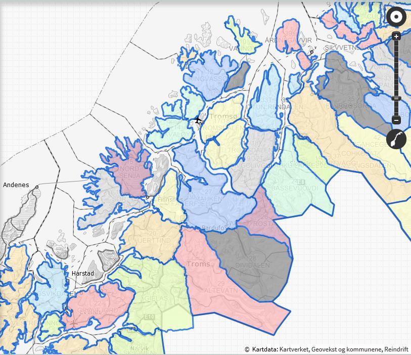 Kilden, kart på nett (og ikke en kino i Tønsberg ) Kartsystem på nett fra NIBIO 5-delt (tidligere Skog og landskap) Arealinformasjon Landskap