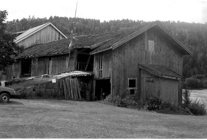 Fjøsdelen ble revet på 1970-tallet.