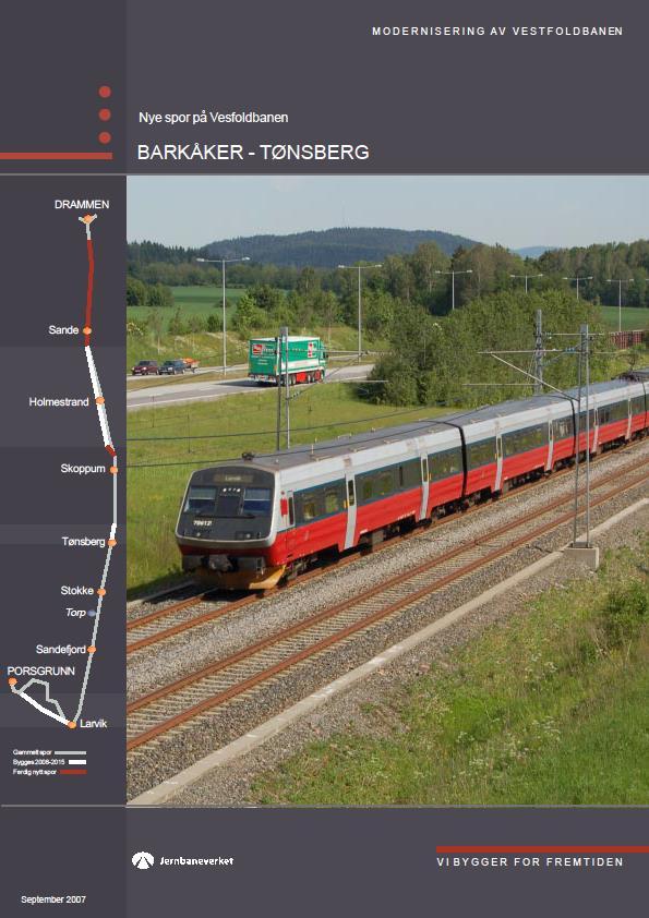 Dimensjonert for 200 km/t Kostnad 1,3 mrd.