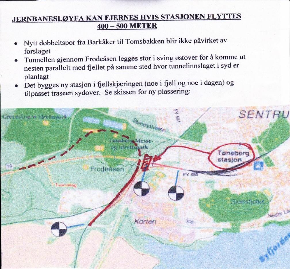 Etter min mening var JV i ferd med å male seg inn i et hjørne med forslag til trase for Jarlsbergtunnelen.