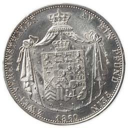 Thaler 1860. AU 58 C.