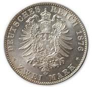 Bavaria: 2 Mark 1888.
