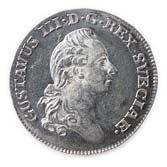 1/6 Riksdaler 1778. SM.