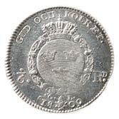 44 0/01 900,- 1071 Sweden: 1/6 Riksdaler 1809. SM.