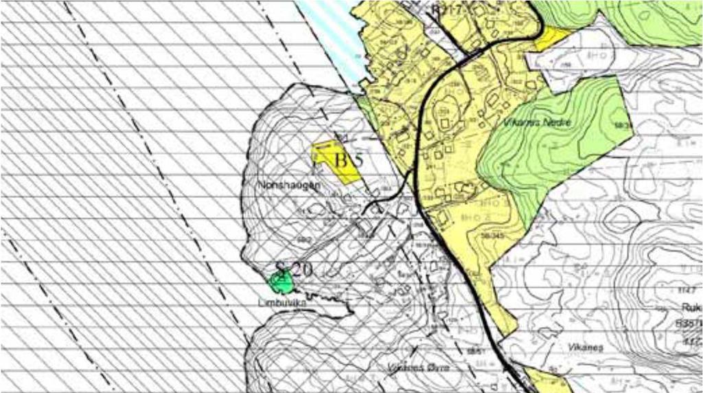 4 Planstatus og rammevilkår 4.1 Overordna planar Området er omtala som følgjer i kommuneplanen: Eigedom: Gnr.58, bnr. 2 Status i gjeldande plan: LNF Foreslått regulert til: LNF-spreidd næringsbygn.