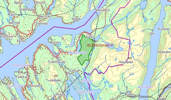 I artsdatabanken er det registrert ei overflyging av havørn av nyare dato (Norsk Ornitologisk foreining, 010). Havørna er livskraftig.