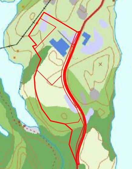 Markslag innanfor planområdet og plankart med føremål I tabellen under er det sett opp ein skjematisk oversikt over kva slags markslag som fins i planområdet, sett i forhold til byggjeområde eller