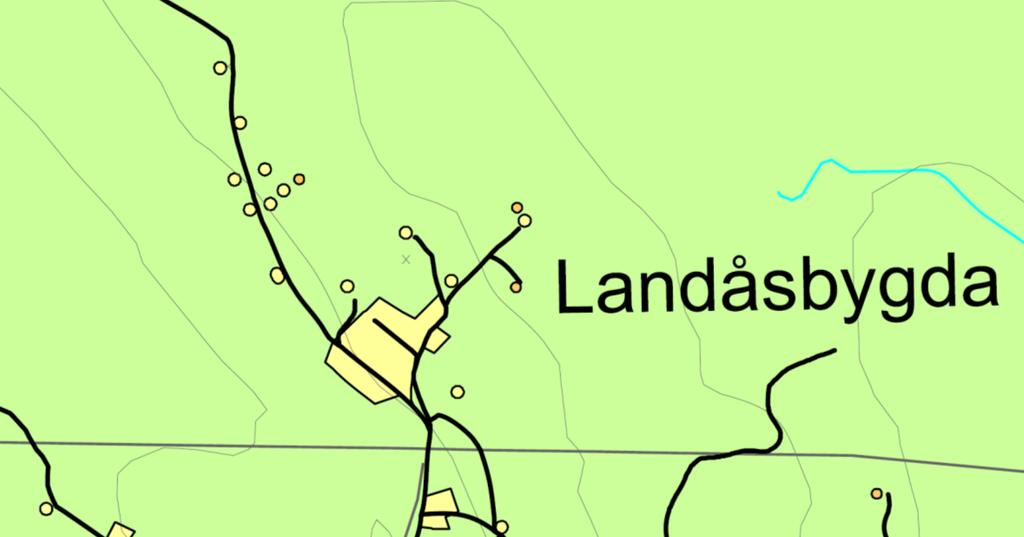 Det ble i disse angitte tettstedene også forsøkt lagt inn som byggeområder tomter avsatt som LNF som opplagt var boligtomter. Disse gårds- og bruksnumre var listet opp i tabell.