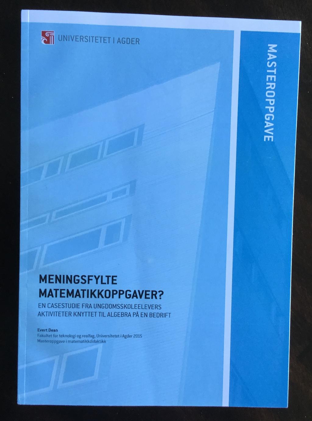 CV: Evert Dean (f. 1959) u Utdannet allmennlærer u 35 år i grunnskolen 1.-10.