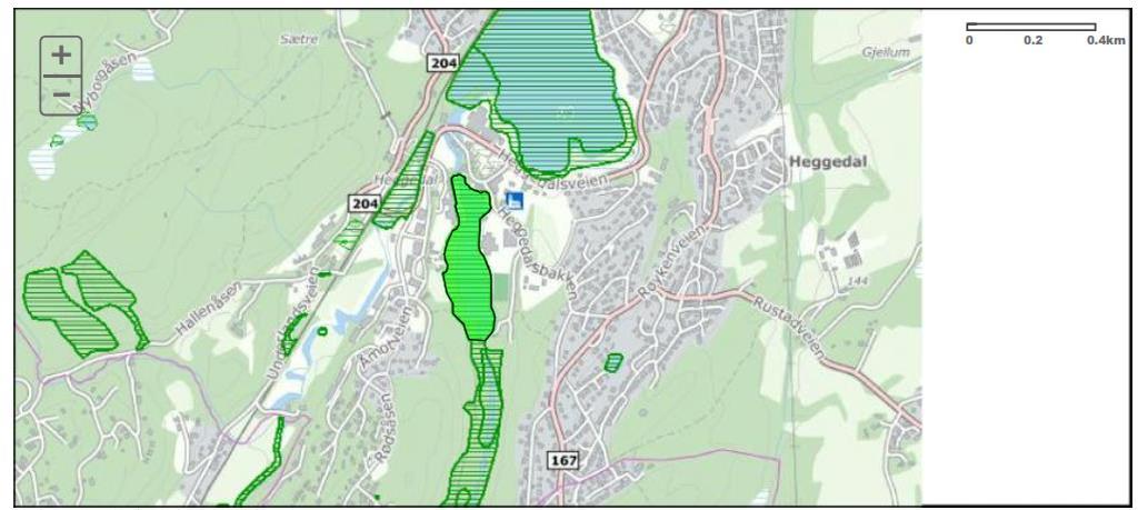 Side 5 av 31 NATURMILJØ, LAKS OG ELVEMUSLING Kistefossdammen er registrert som naturtype «roligflytende elveløp» i naturbase, vedlegg 2.