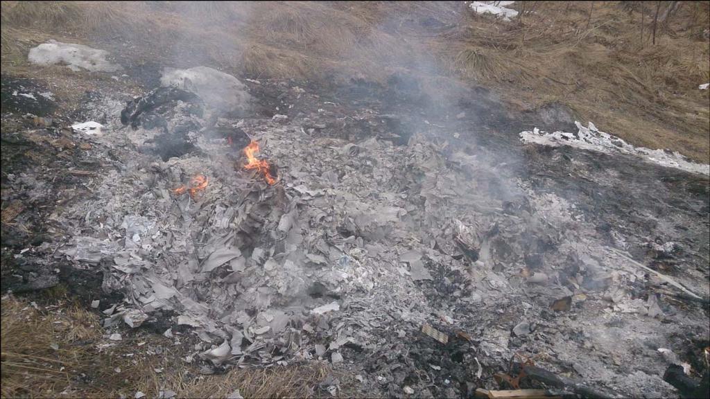 Brenning av avfall ved Tana Scooter og ATV AS, 19/52014.