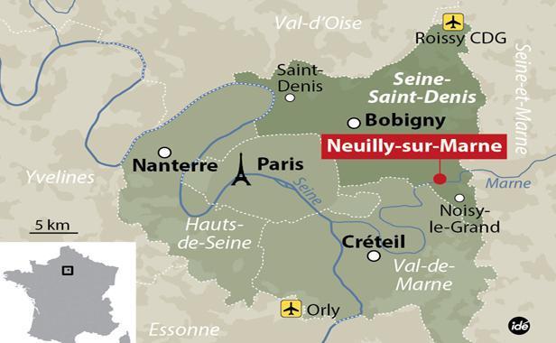 Où sommes nous? PARIS est à 15 kms de la patinoire et DISNEYLAND PARIS à 29 kms.