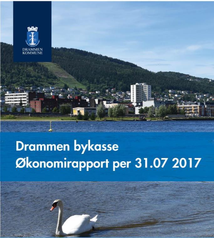 Status øknmi 2017 Rådmannen legger i juli-rapprten til grunn en årsprgnse i samsvar med budsjettert nett driftsresultat i revidert årsbudsjett per 1. tertial på 88 milliner krner (ca.