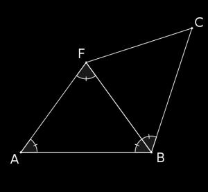 Oppgave 4 (5 poeng) Nettkode: E 49VG En regulær sekskant er satt sammen av seks likesidede trekanter. Sidene i trekantene er 3,0 cm. Se figuren ovenfor. a) Bestem ABC.