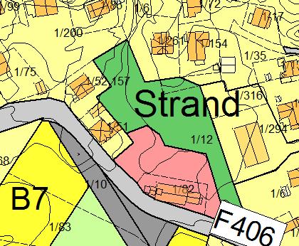 Eiendom: Forslag: Kort områdebeskrivelse: Lurøy kommune Endring av eiendommen 1/12 fra formål LNF til formål Grønnstruktur, park Område nord for kirke, 2,5 daa ssikkerhet Næringsliv og sysselsetting