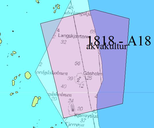 Side 6 av 8 Denne bestemmelse gjelder også for akvakulturområdet benevnt 1818-A9 og 1818-