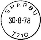 1900 SPARBUEN Innsendt Registrert brukt 10 I 10 KA Stempel nr. 4 Type: IIL Utsendt 20.07.1910 SPARBU Innsendt 17.11.