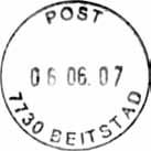 11 Type: I24N Utsendt BEITSTAD C Innsendt 7730 Registrert brukt 20.10.94 FH Stempel nr.