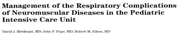 flow * Bør brukes om ikke kontraindikasjoner for dette Dean et al: Respiratory Care Clinics